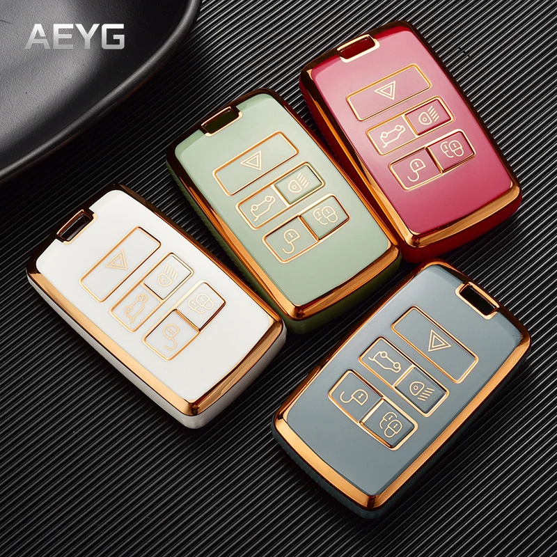 

Car Key Case Cover Holder Shell Fob For Land Rover Range Rover Evoque Discovery Sport Velar For Jaguar XE E-PACE XF Accessories