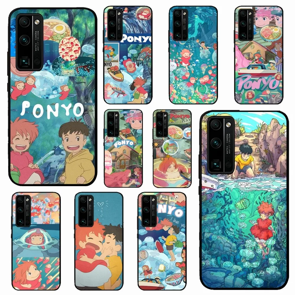 

Anime Ponyo Phone Case For Huawei Honor 10 Lite 9 20 7A Pro 9X Pro 30 Pro 50 Pro 60 Pro 70 Pro Plus