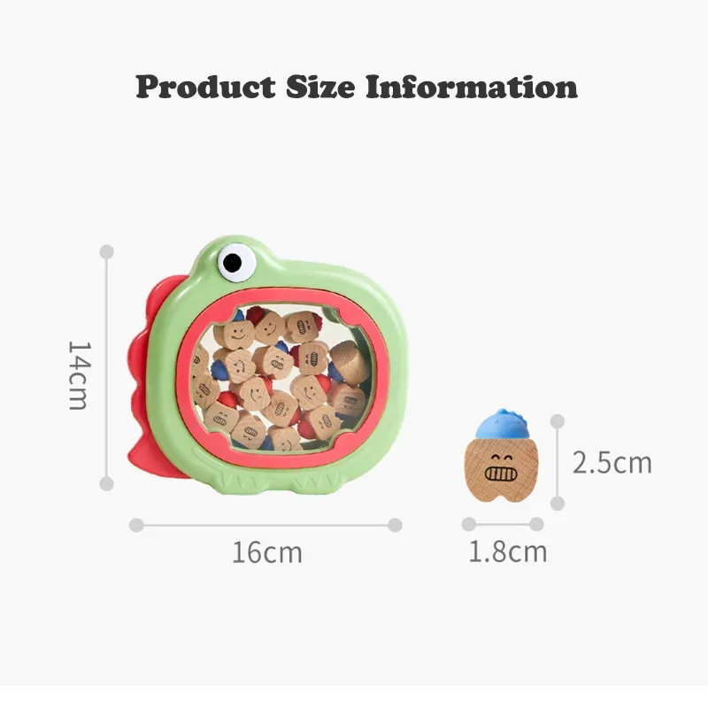 Деревянная коробка детский дневной бокс для зубов с рисунком динозавра