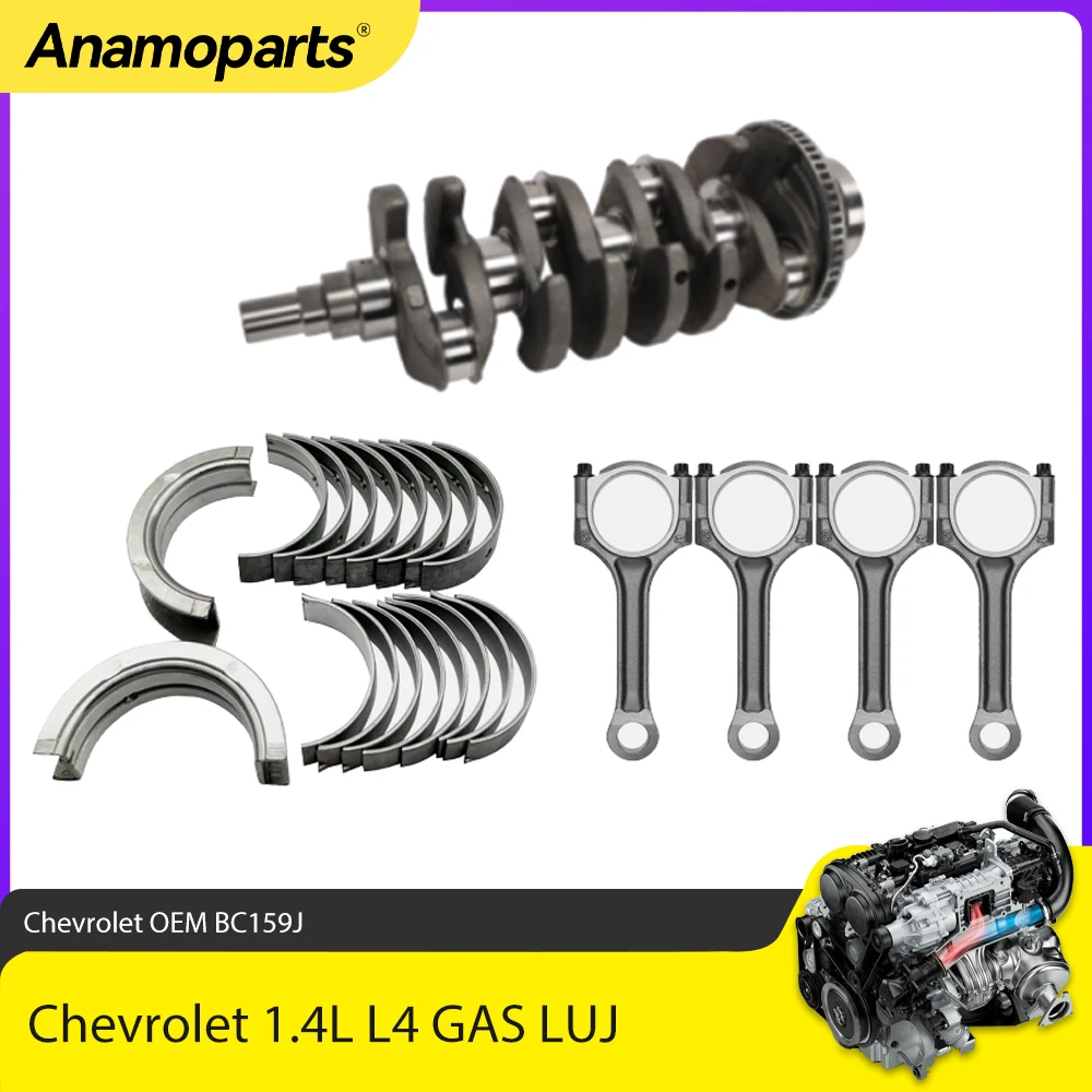 Детали двигателя коленчатый вал подшипник и шатуны набор подходит для 1 4 л LUJ