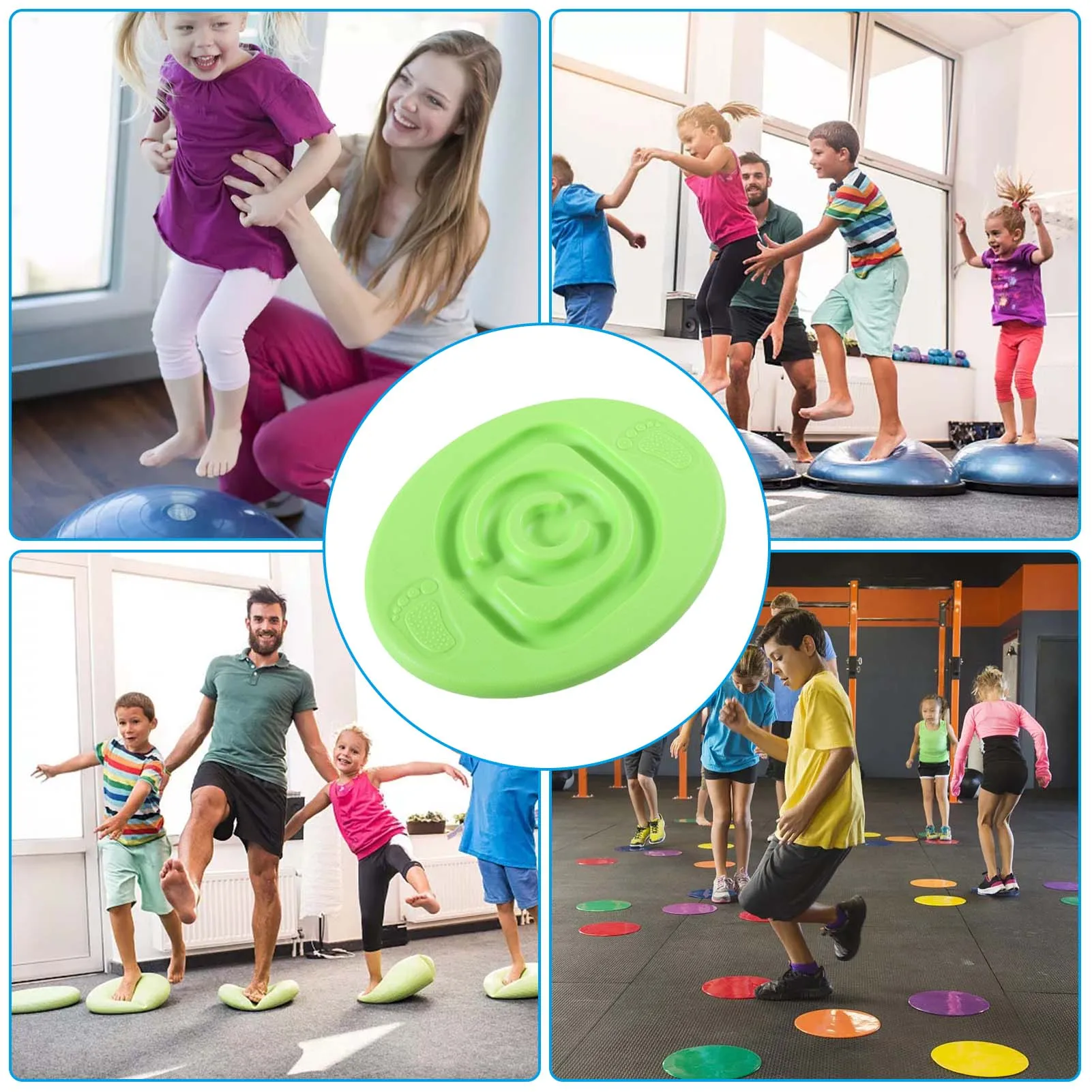 

Wobble Balance Board Healthy Material Skidproof Exercise Balance Stability Trainer For Workout Core Trainer Kids Adults