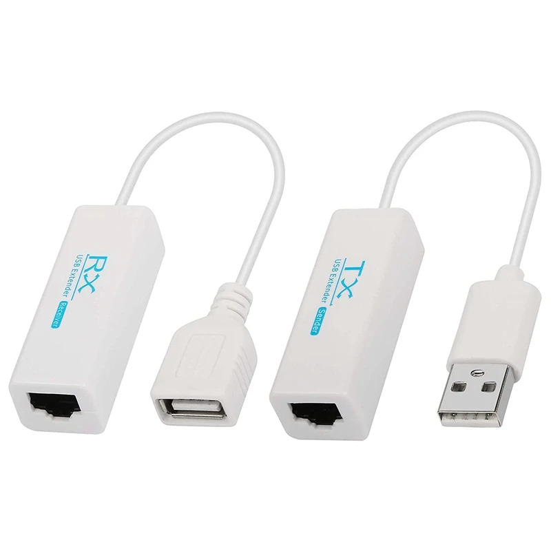 

2 шт., USB-удлинитель для соединителя RJ45, до 2,0 м