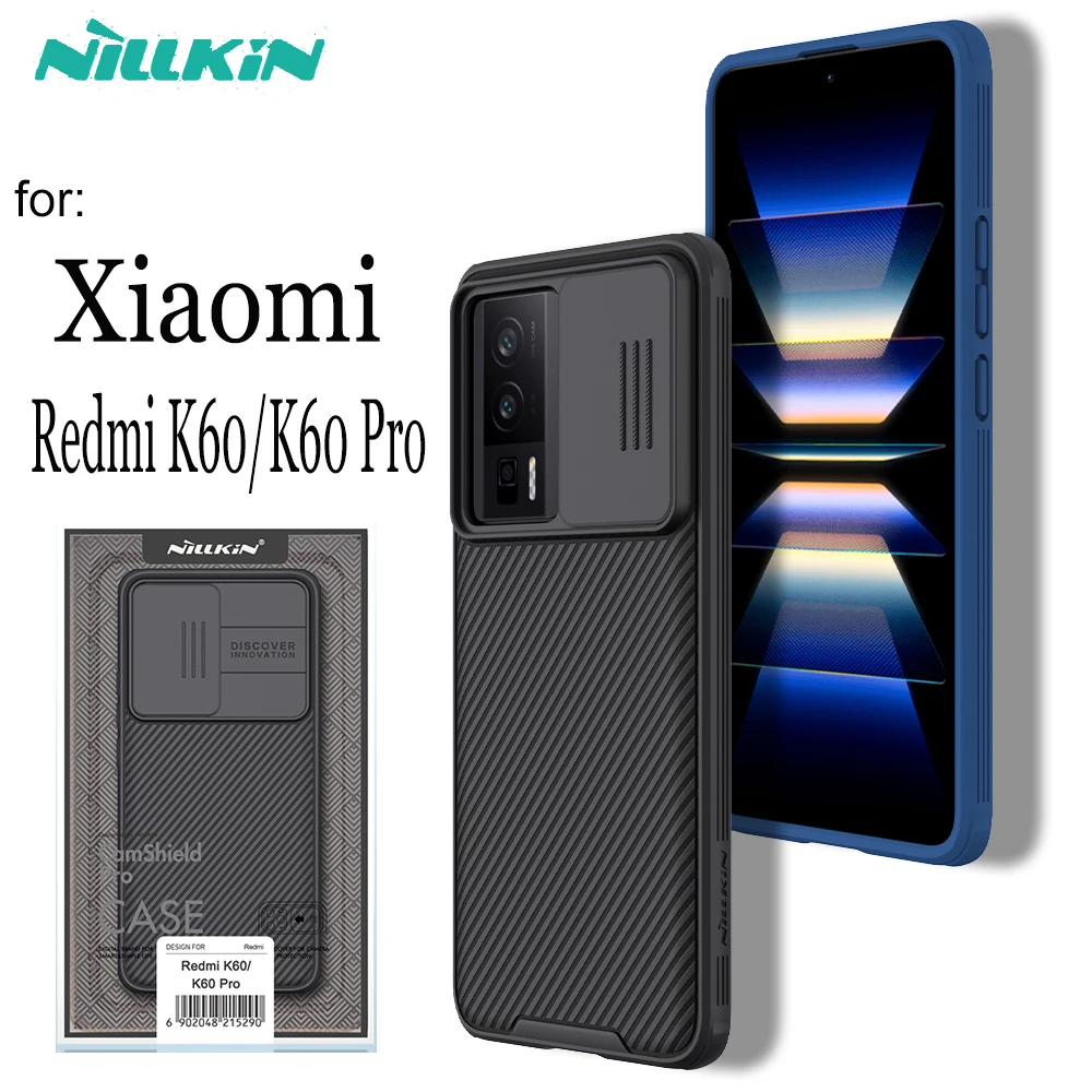 

Чехол Nillkin для Xiaomi Redmi K60 Pro, защита объектива камеры, защита конфиденциальности, жесткий ударопрочный чехол из поликарбоната для Redmi K60, чехол