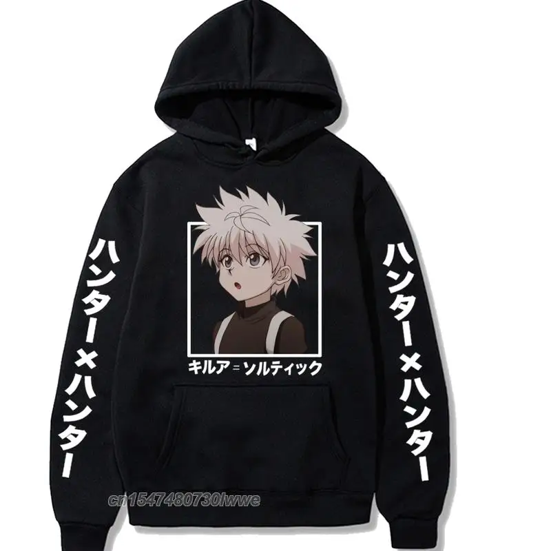 

Hunter X Hunter Hoodie Anime Hoodies Loose Sweatshirts Wholesale Pullover Winter Warm Women's Clothes Men's Clothing