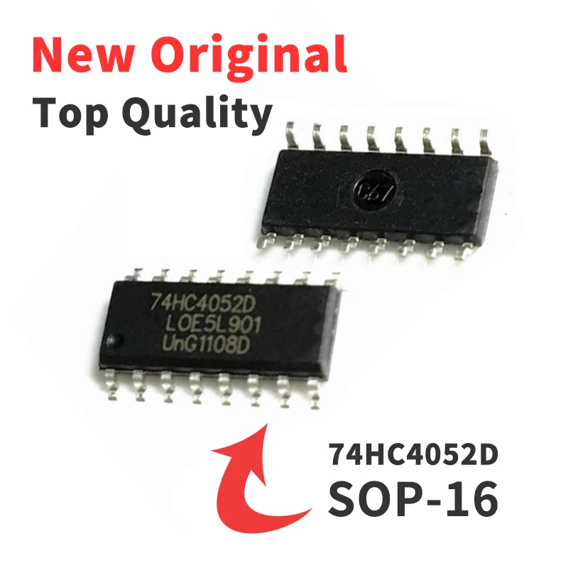 

10 шт. 74HC4052D SMD SOP16 Двойной 4-канальный аналоговый мультиплексор чип IC совершенно новый оригинальный