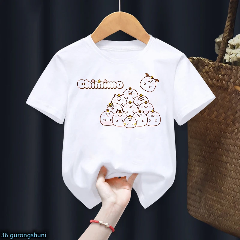 

t-shirt for girls anime Chimimo cartoon print children's clothing t-shirt summer fashion girls clothes teen tshirt top wholesale