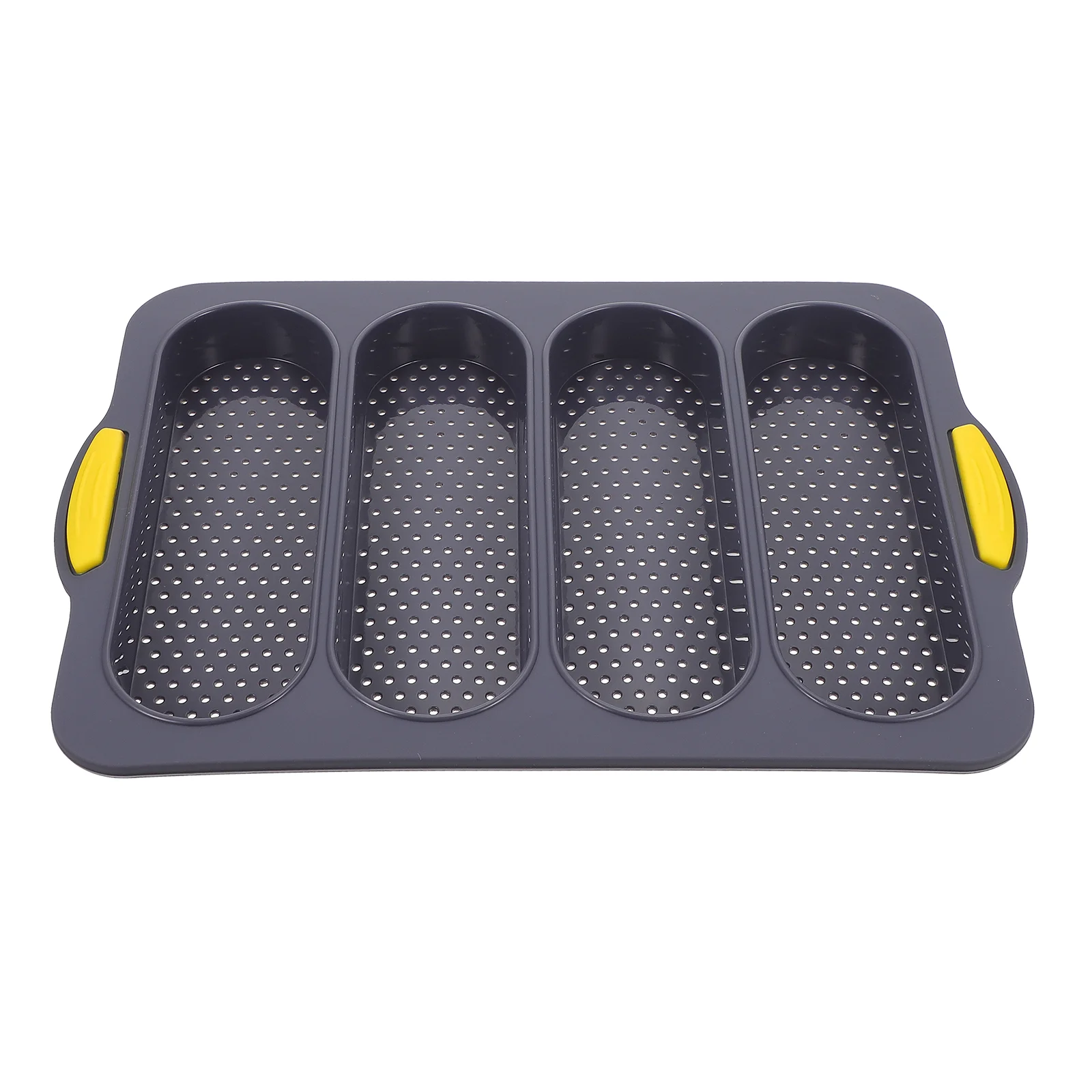 

4 Slot Silicone Mold Loaf Bread Bakeware Supplies Mini Molds Cake Pans Baking Utensils