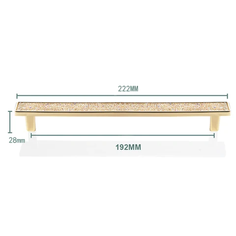 Золотые кристаллические бриллианты, кухонные шкафчики, шкафчики, комод, мебель, скобяные принадлежности на дверной ручке