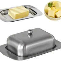 butter dish stainless steel butter dish with lid solid cheesebutter container butter cheese storage box ideal butter kee