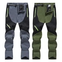 mens sports pants color blocked single layer assault spring and autumn new outdoor breathable hiking pants for men