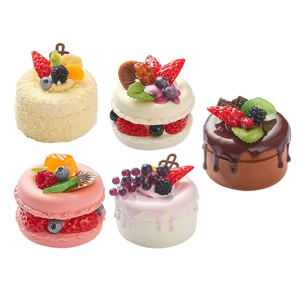 

5 Sets of Mother' Day Gift Doughnuts Artificial Donuts Supplies Wedding Chocolate Boxes