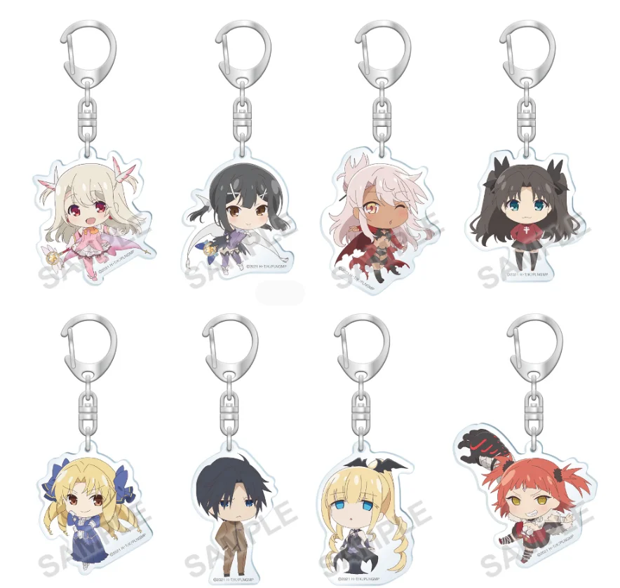 

Аниме Fate kaleid liner Keychain кукла Miyu Edelfelt illyasвиль акриловый брелок Подвеска для подарка