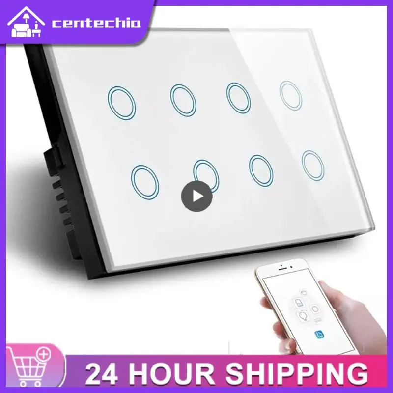 

High Quality Building Support Power-down Memory Intelligent Switch Easy To Install And Use Smart Home Remote Control Via App