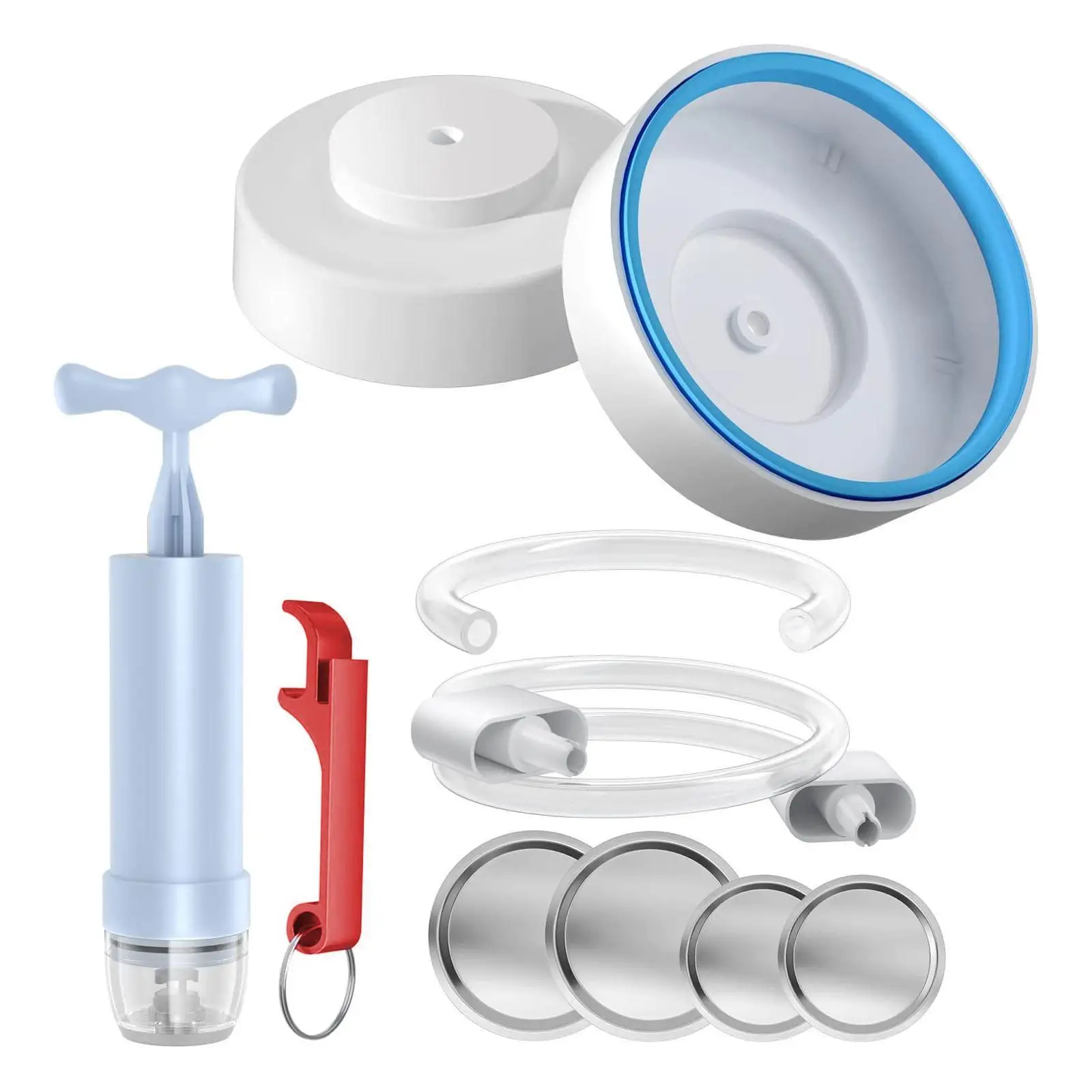 

Набор для вакуумной упаковки Mason Jar, вакуумный упаковщик, совместим с Foodsaver