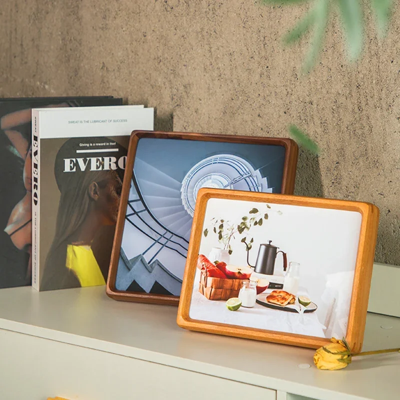 Миниатюрная деревянная квадратная рамка корейский персонализированный подарок