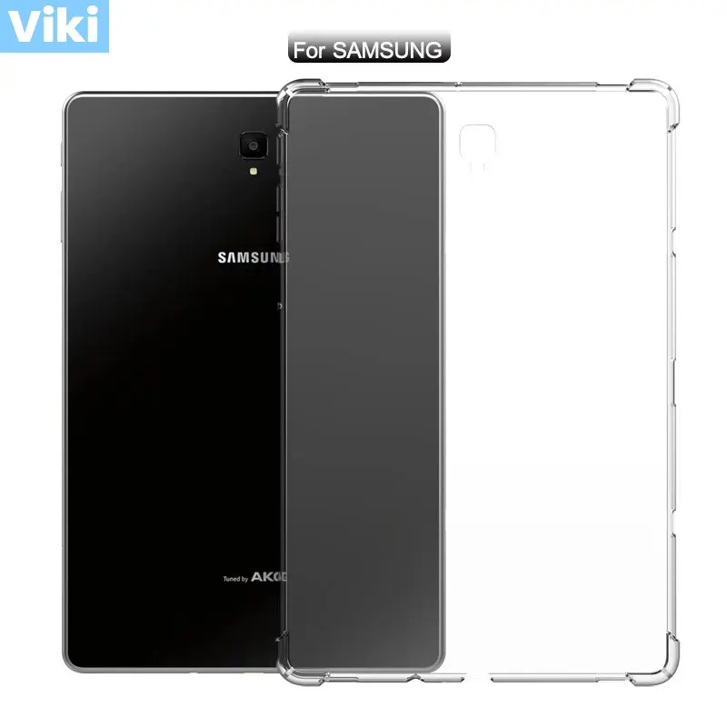 

Силиконовый чехол для Samsung Galaxy Tab S4, 10,5 дюйма, 2018 дюйма, SM-T830 10,5 дюйма, Прозрачная мягкая задняя крышка из ТПУ для планшета