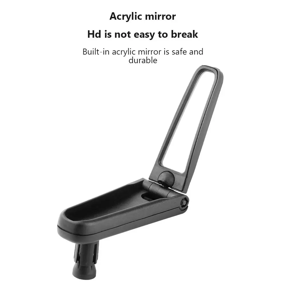 

Bicycle Mirror Folding 360 Degree Rotatable Bicycle Rear View Mirror For Mountain Road Bike Handlebar End