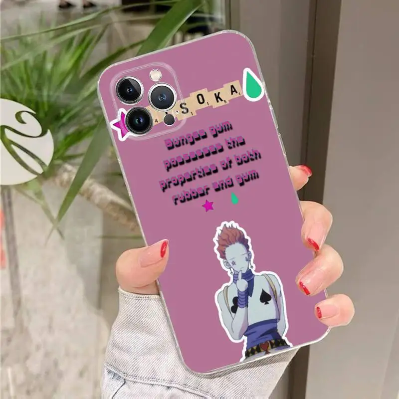 Чехол для телефона Hisoka Hunter X Для iPhone 11 12 13 mini pro XS MAX 8 7 6 6S Plus 5S SE 2020 XR - купить по