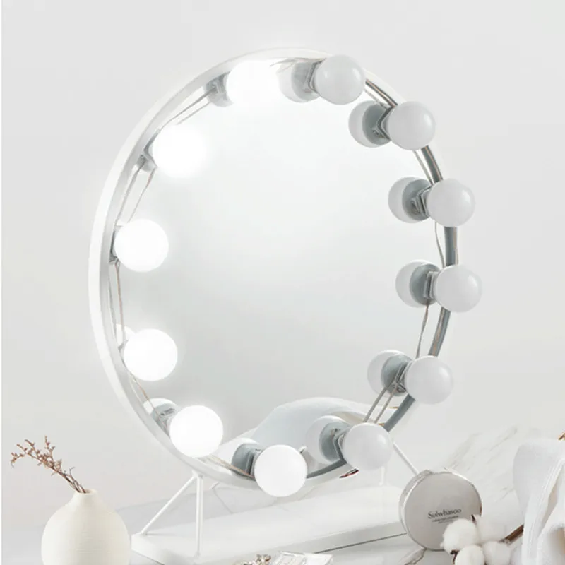 

Cosmetic Dressing Mirror Light Makeup Light LED Detachable Bulbs Table Vanity Lights Professional Makeup Mirror Lamp USB Power