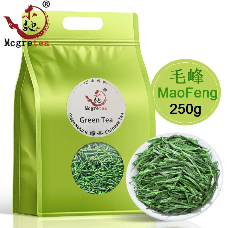 

Mcgretea 250g Huangshan Mao Feng Tea High Quality Early Spring Fresh Maofeng Chinese Tea No Teapot