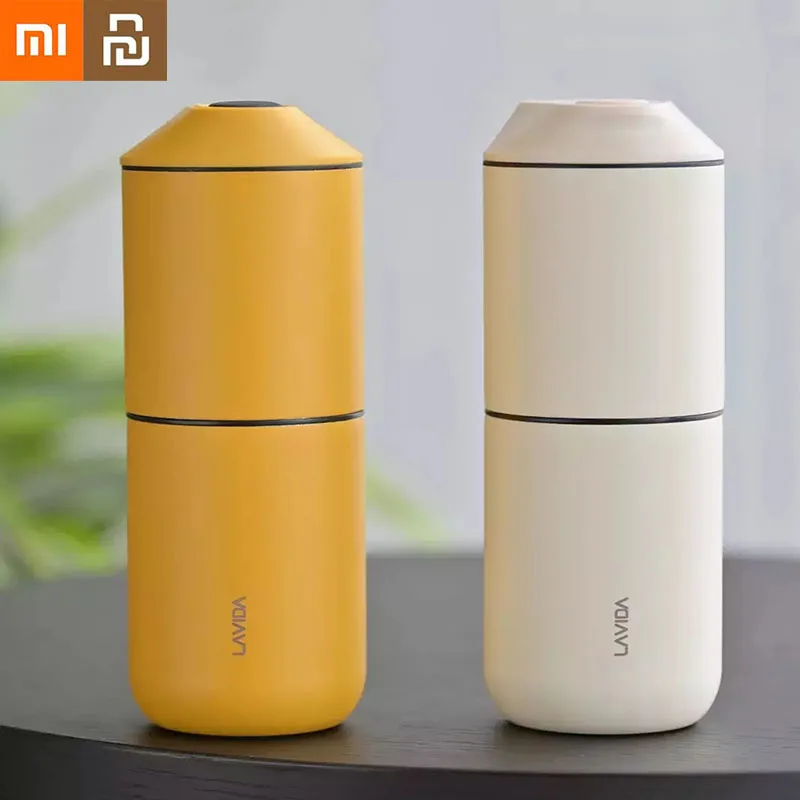 

Портативная кофемашина Xiaomi Youpin Traveler T2 для домашнего использования, Двухпортовая кофемолка с одним покрытием, полуавтоматическая кофемашина ручной работы