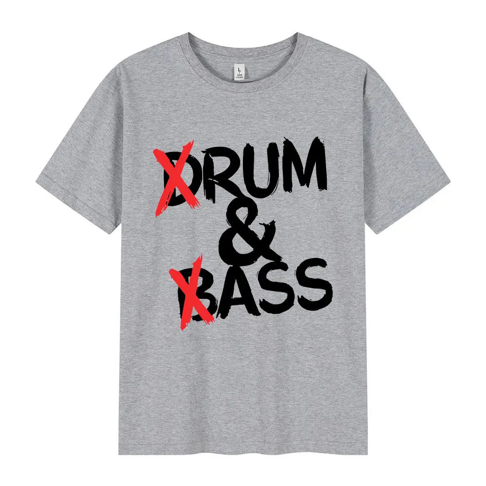 Funny Drum and Bass T Shirts Rum Ass Lovers Jokes Short Sleeve Cotton Soft T-shirt Unisex Fashion Casual Tee Shirt Oversized