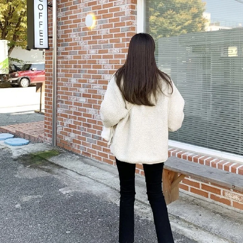 Женское зимнее винтажное пальто из овечьей шерсти куртка искусственного меха