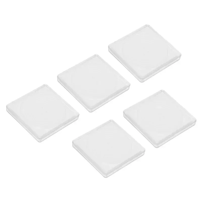 5 шт. 16 мм-40 мм пластиковый квадратный держатель для монет маленькие круглые