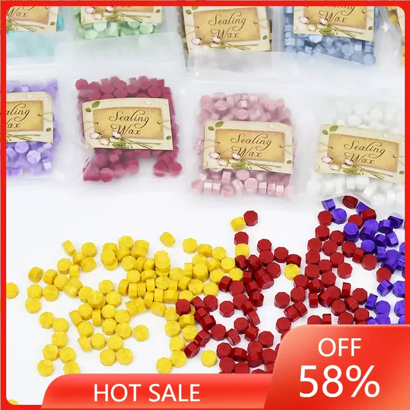 

Sealing Wax Beans Stamp Wax Beads Envelope Seal Labels Accessories Vintage Wedding Decor Supplies Stamp Making Tools