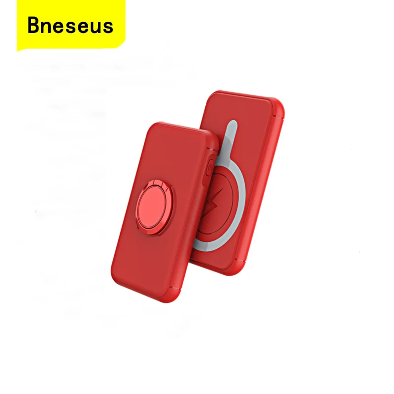 

PD20W Magnetic Power Bank 5000mAh Ning Bracket For Apple iPhone 13 Xiaomi Huawei Samsung 15W Fast Charging Wireless Charger