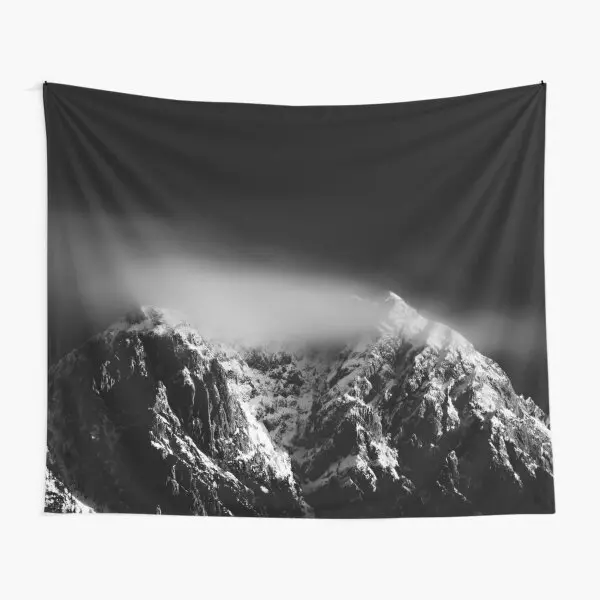 

Black And White Long Exposure Of Clouds Tapestry Decoration Blanket Home Living Colored Wall Mat Travel Yoga Decor Bedroom Room