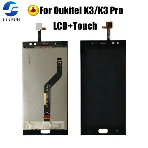 Мобильный ЖК-дисплей 5,5 дюйма для Oukitel K3 / K3 Pro, ЖК-дисплей с сенсорным экраном, дигитайзер, панель, стекло, объектив, сенсорные инструменты