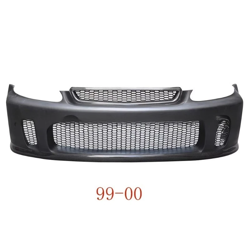 Фото Передний бампер из карбона для Honda Civic EG EK Type R, 96-98, 99-00, тюнинг авто №5
