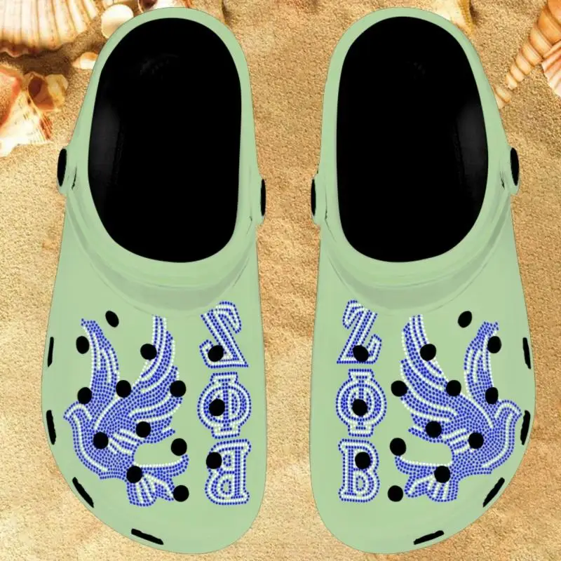 

Летние Тапочки twoheart sgirl Zeta Phi Beta, удобные шлепанцы на платформе для улицы, пляжные Повседневные тапочки, шлепанцы