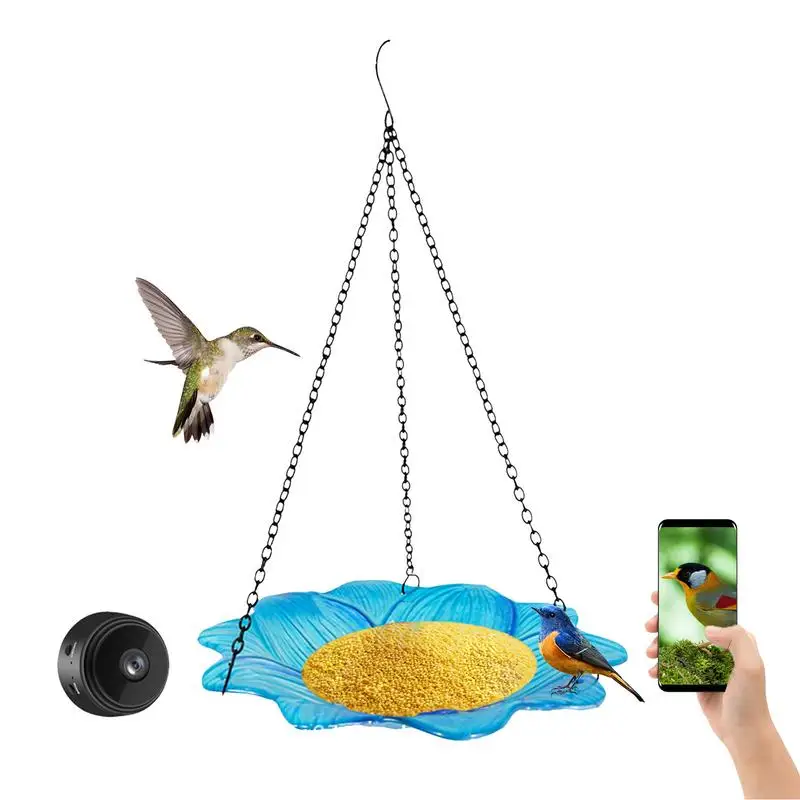 Кормушка для птиц с камерой и пультом ДУ