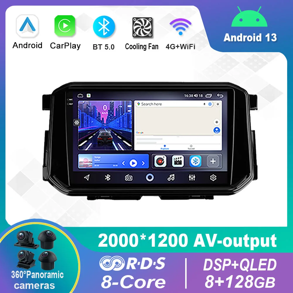 

9 Inch Android 12.0 For Nissan Terra Xterra 2018 - 2022 Multimedia Player Auto Radio GPS Carplay 4G WiFi DSP Bluetooth