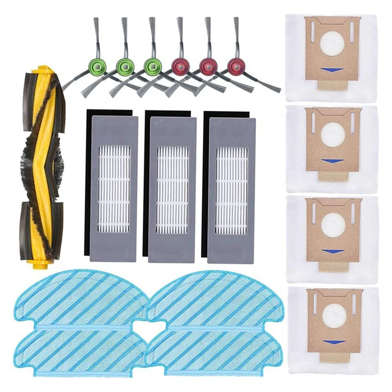 

HOT！-Hepa Filter Main Side Brush For Ecovacs Deebot Ozmo T8 AIVI T8MAX N8 Pro N8 Pro + T9 T9+ Vacuum Cleaner Parts
