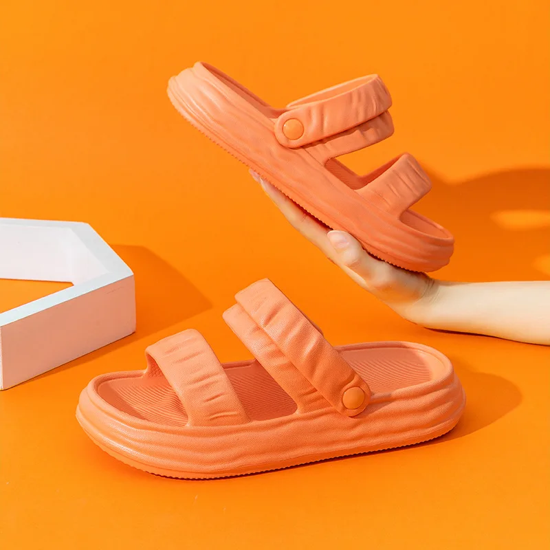 Slippers Women's Thick Bottom Heightened Non-slip Breathable Non-smelly Foot Slippers Home Personalized Deodorization