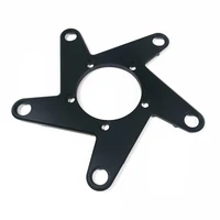 ebike 104 130 bcd chainring adapter spider with 4 screws for bafang mid drive motor durable aluminum electric bike parts