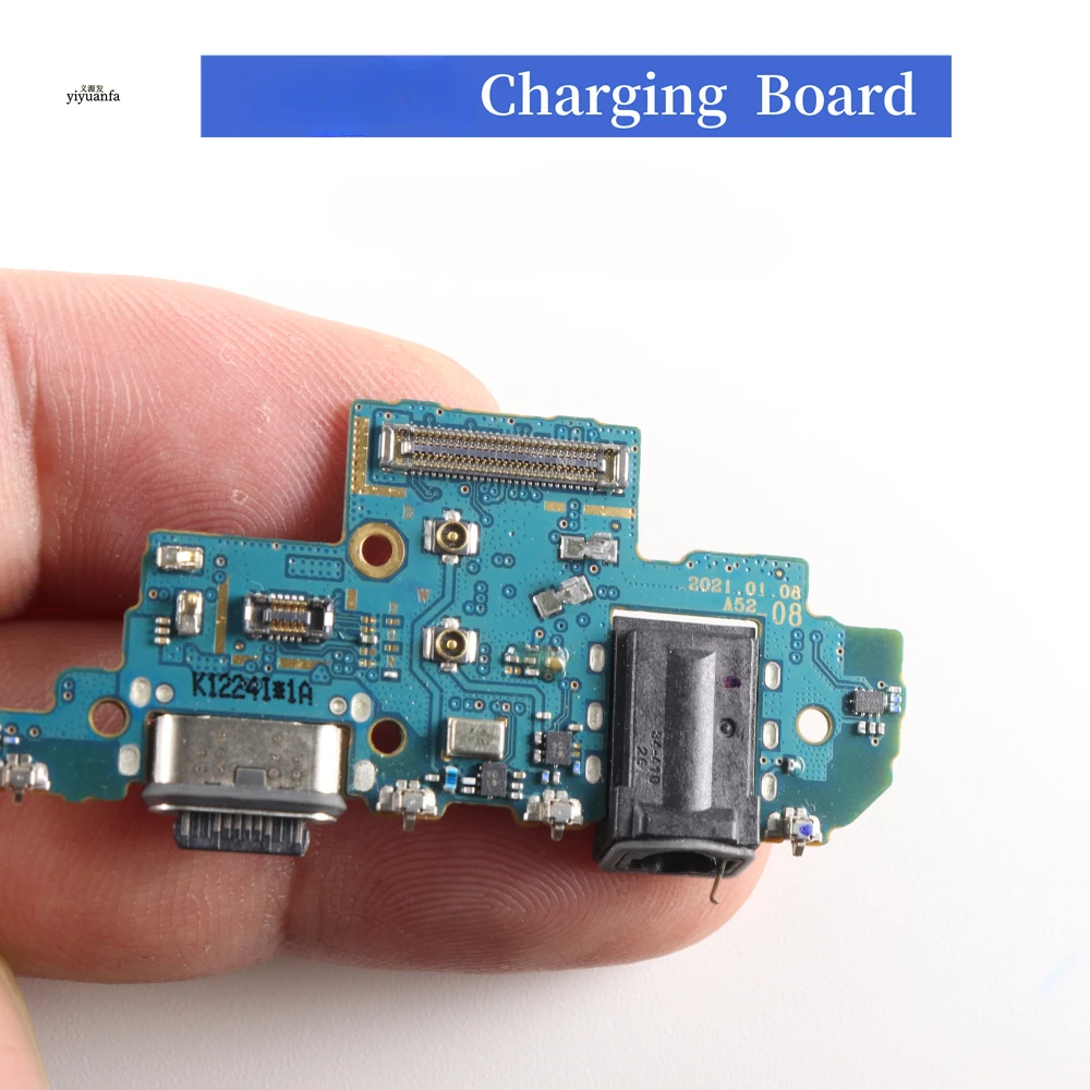 Плата зарядного устройства PCB Flex для Samsung Galaxy A52 4G A525 SM-A525F USB порт разъем