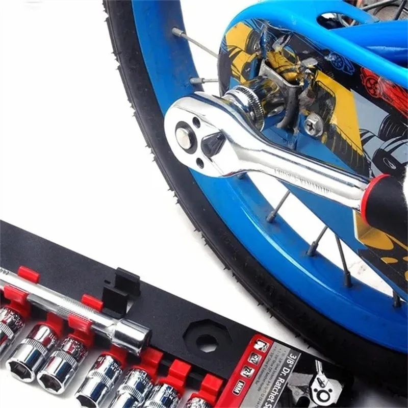 Набор гаечных ключей с трещоткой 12 предметов 1/2 дюйма 1/4 3/8