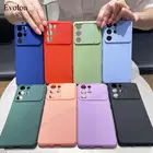 Чехол для телефона с защитой объектива камеры слайда для Xiaomi 11T Pro 11 Lite, Мягкий Силиконовый противоударный чехол карамельного цвета для POCO X3 NFC