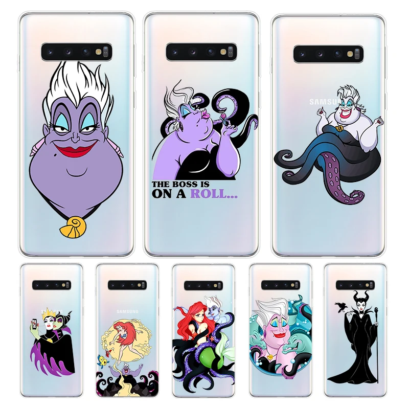 

Silicone Cover Ursula Villains Disney For Samsung Galaxy S21 S20 FE Ultra S10 S10E Lite S9 S8 S7 Edge Plus Phone Case