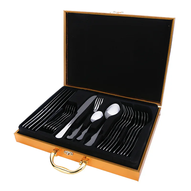 

Cutlery Tableware Hotel 304 Stainless Steel Kitchen Utensils Set Gift Steak Dinner Plates Set Home Portable Camping Kitchenware