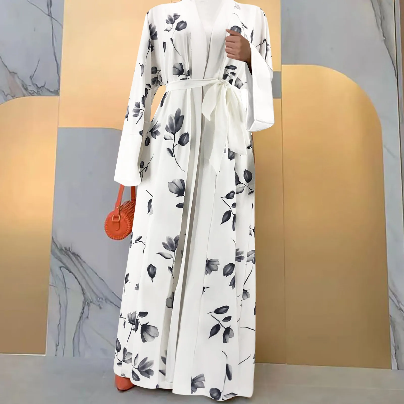 2024 Новый женский комплект с цветочным принтом элегантный костюм из двух