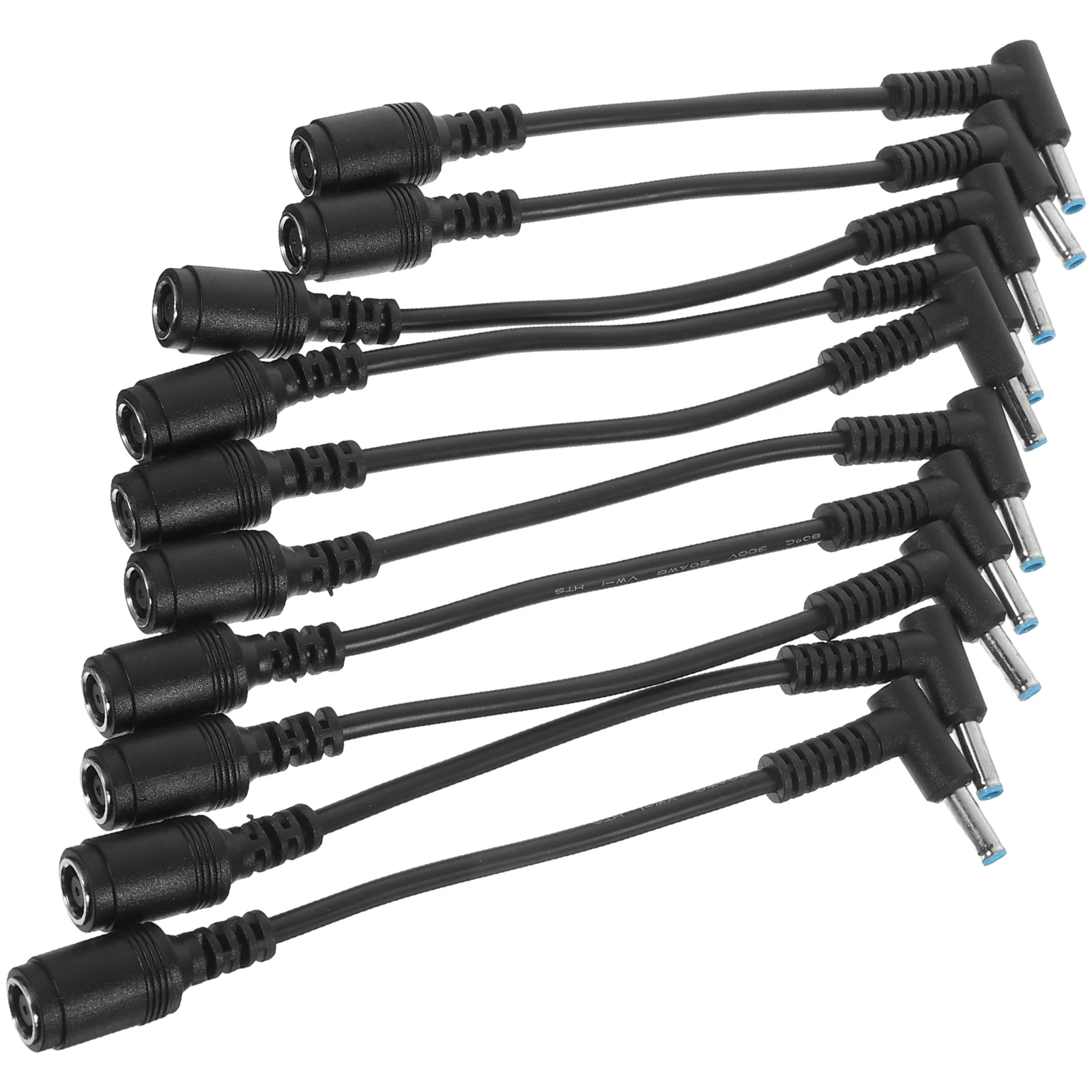 

10 Pcs Converter Charging Cord For Laptop Tip Power Cable Adapter Supply Conversion Line Plastic Connector