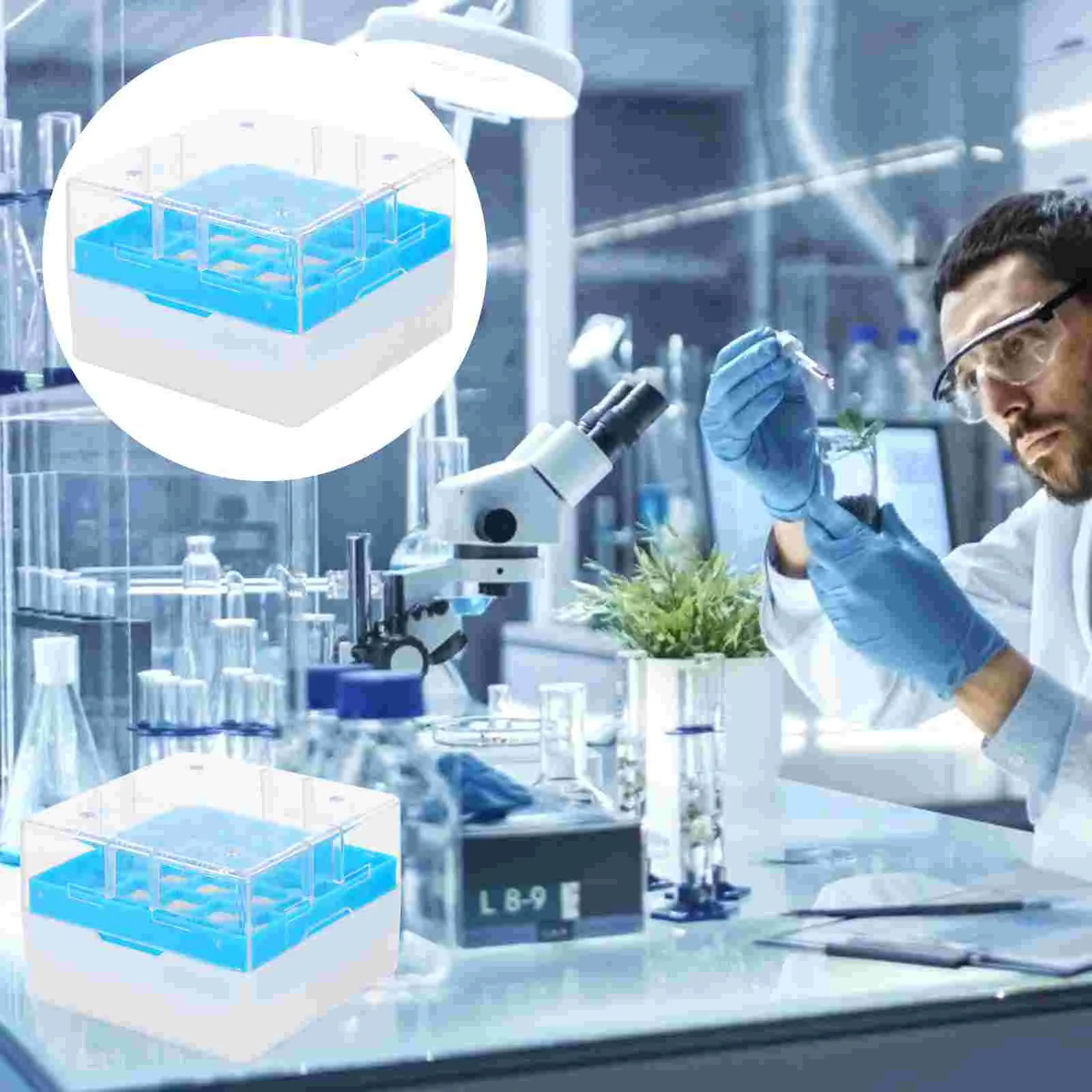 

Tubes Box Test Storage Tube Freezingrack Sample Freezer Vial Ab Holder Cryovial Boxs Cold Standcryobox Clear Vials Boxes