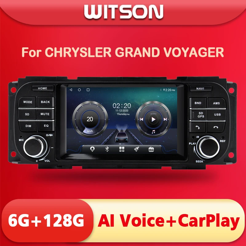 

WITSON Android 13 Car Audio Player for JEEP Grand Cherokee Liberty Wrangler Chrysler for Dodge GPS DSP Carplay Vehicle Radio