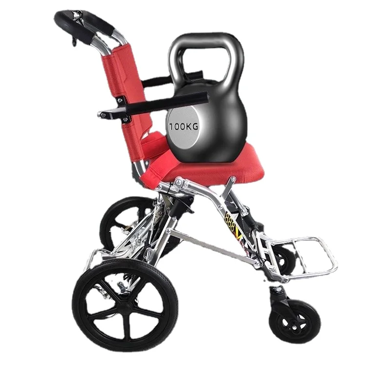 

Japan Matsunaga MV888 Wheelchair Folding Portable Ultra-light Airplane Travel Old Man Hand-propelled scooter MV2