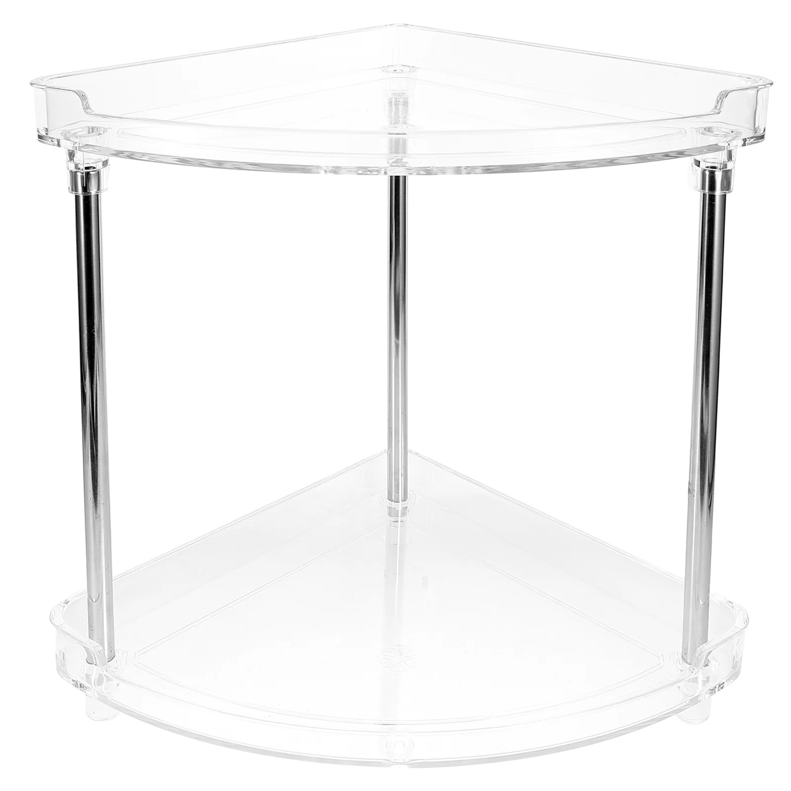 

Угловая полка, поднос для туалетного столика, подставка для Хранения Туалетных принадлежностей, настольный органайзер для косметики, стойка из нержавеющей стали, держатель